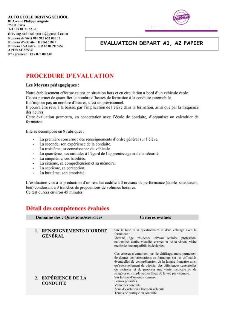 informations