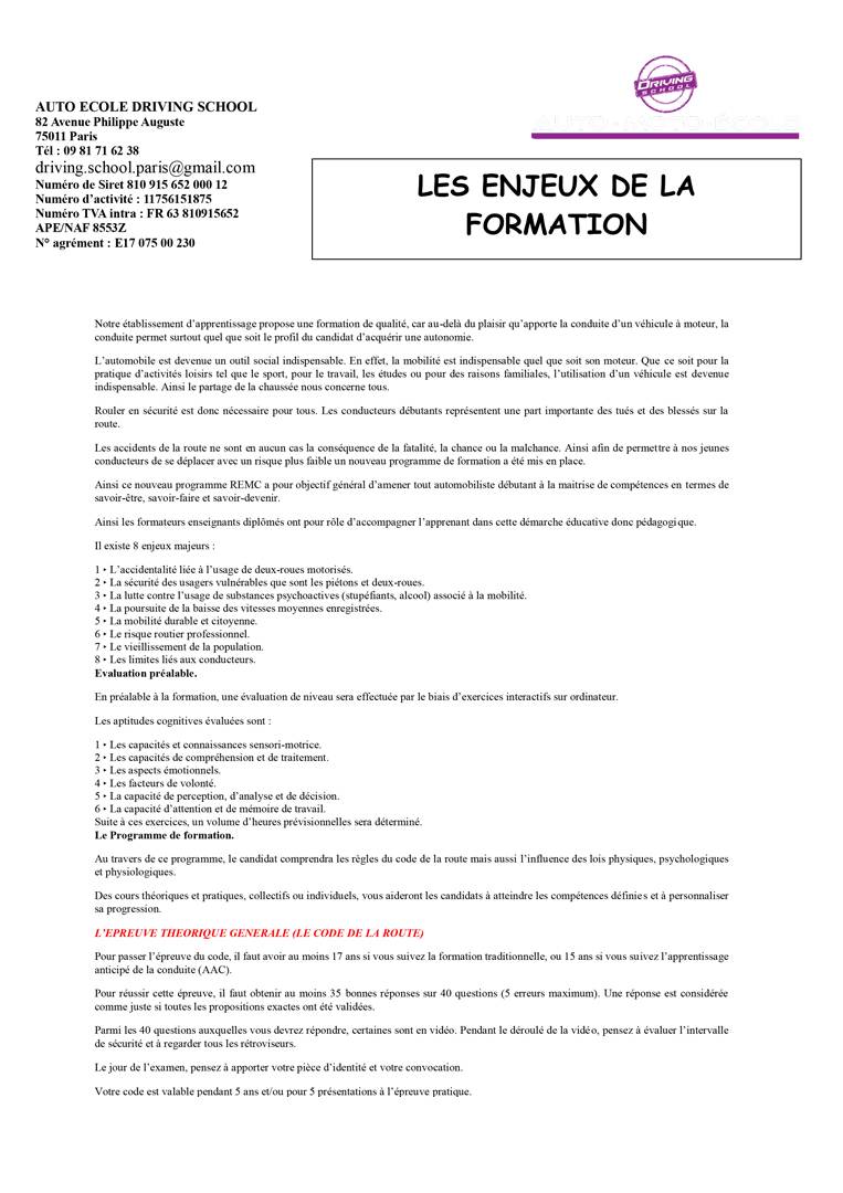 informations