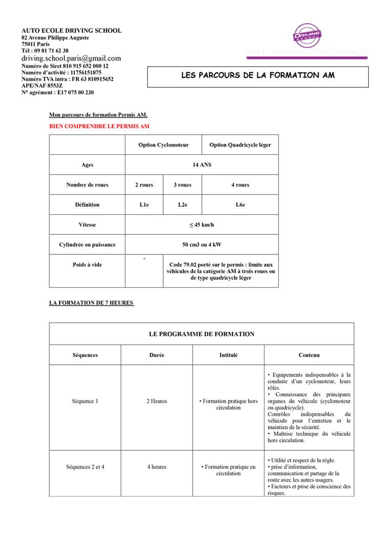 informations
