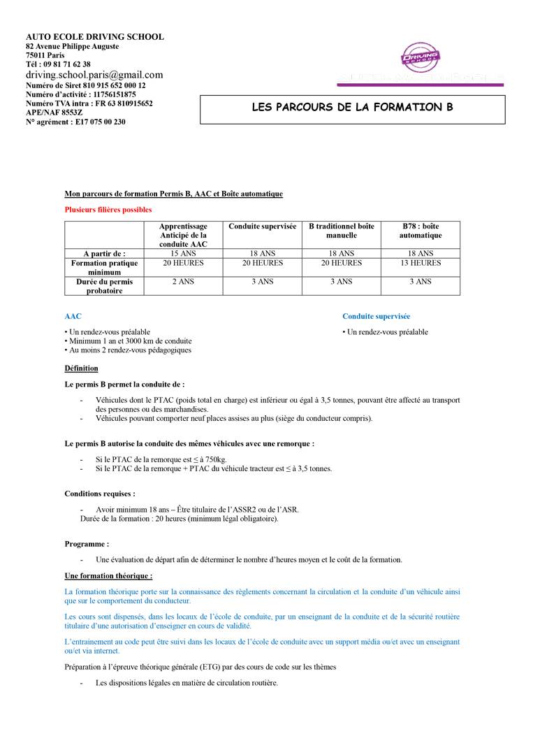 informations